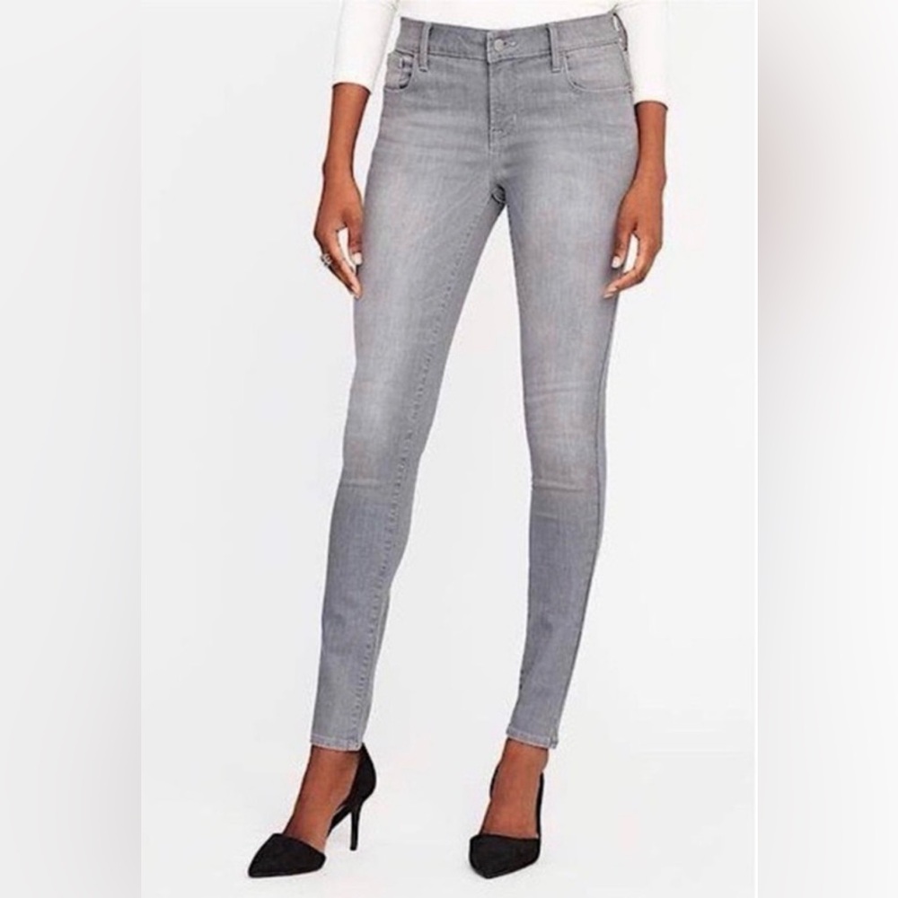 Old Navy Rockstar Mid-Rise Women's Gray Skinny Jeans Built in Sculpt Size 10
